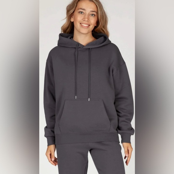 Lazypants Sueded Long Sleeve Hoodie NWT Size XS - Picture 1 of 6